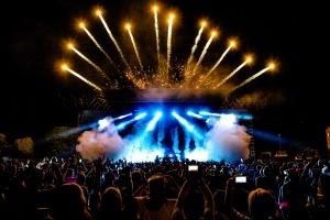 dj at stage with Special Event Insurance