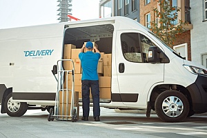 a delivery service covered by commercial insurance