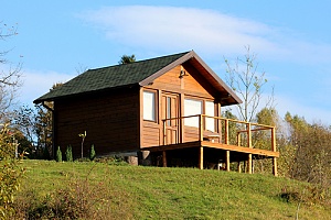 small cabin covered with second home insurance