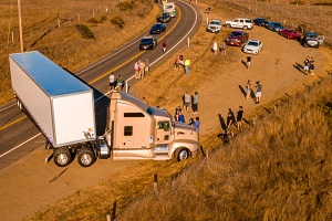 truck accident on highway