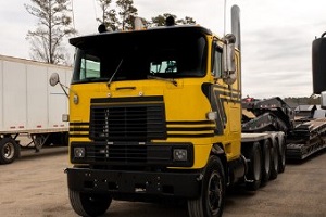 newly built truck in highway