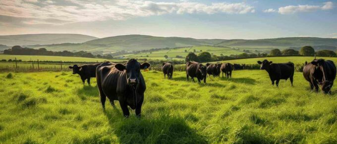 ranch angus cow farm