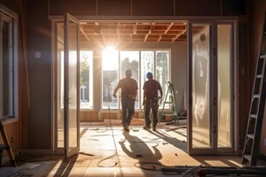 door construction workers