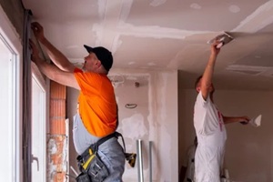 home renovation workers crew