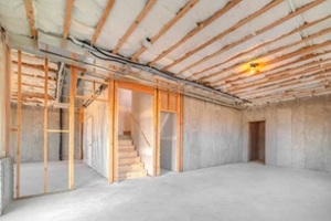 new home room under construction