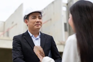 shaking hands on business cooperation agreement